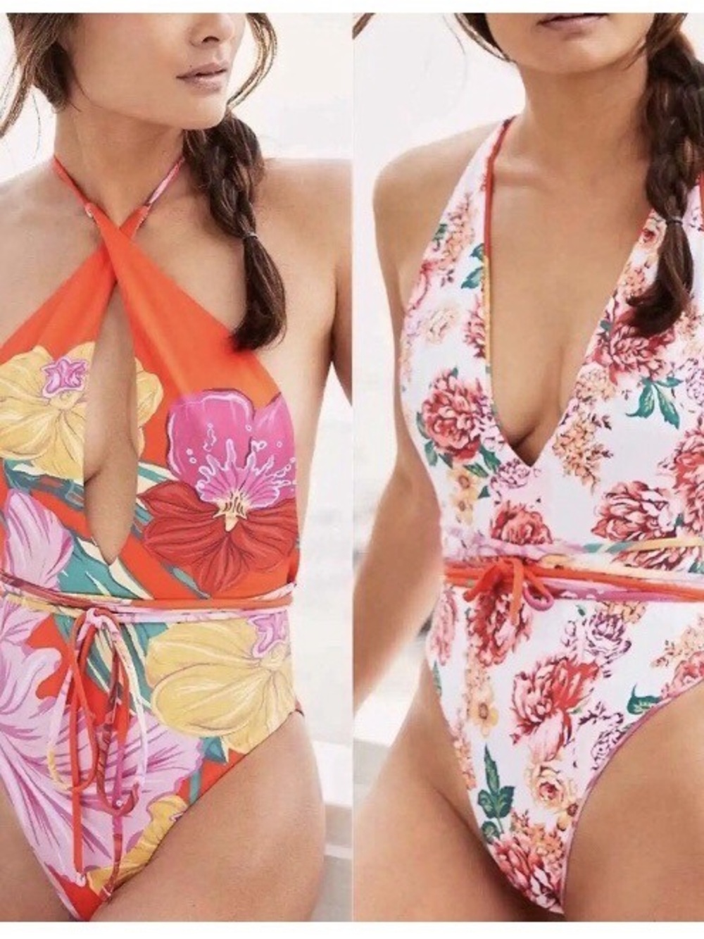 Maaji Camellia Orchid Plunge Reversible One Piece